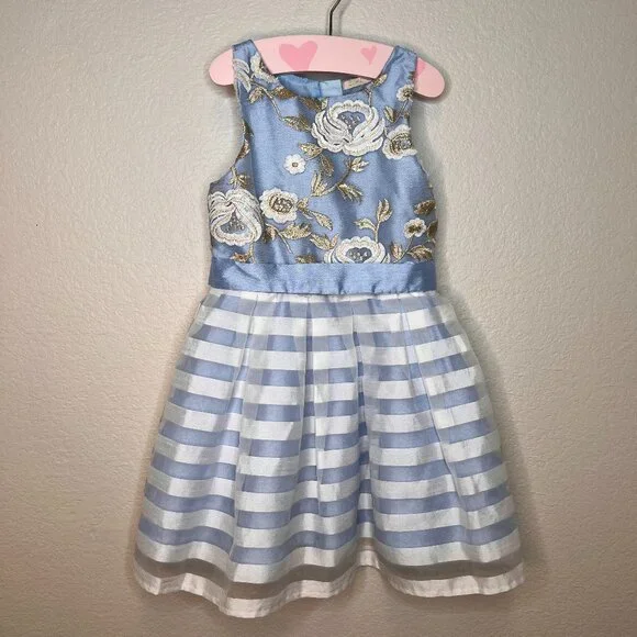 Petite Cherie Dresses | Petit Cherie Formal Dress For Girls Embroidered Flowers Size 4t | Color: Red | Size: 4tg | Floratomasi's Closet